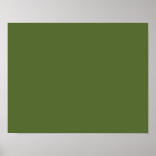 färg mörk oliv grönt poster