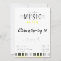 Färg Music Party Birthday
