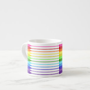 Färg My World Rainbow Kritor Espressomugg