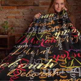 Färg Namn Mönster vid Svarta havet Fleecefilt