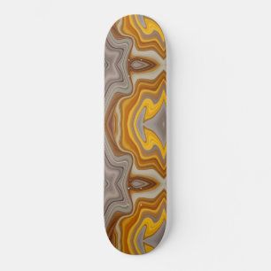 färg naranja con tonos de crudo mini skateboard bräda 18,5 cm