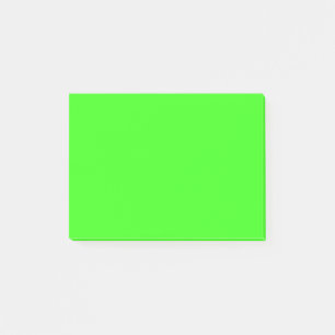 färg neon grönt post-it block