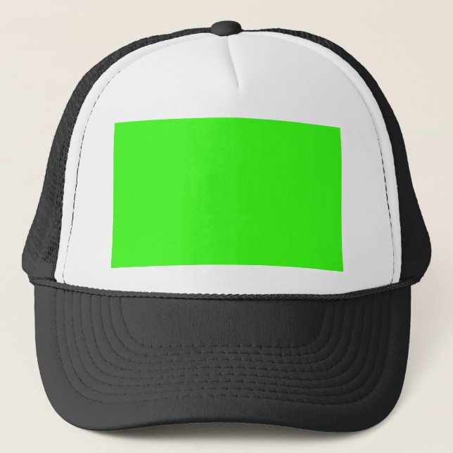 färg neon grönt truckerkeps (Framsida)