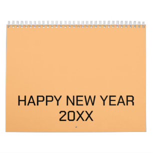 Färg New personalize Text Logotyp Calendar Kalender