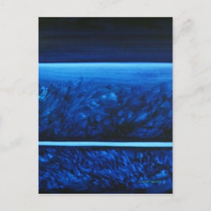 Färg Notecard/vykort - Calming Blue Vykort