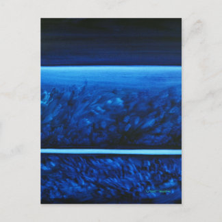 Färg Notecard/vykort - Calming Blue Vykort