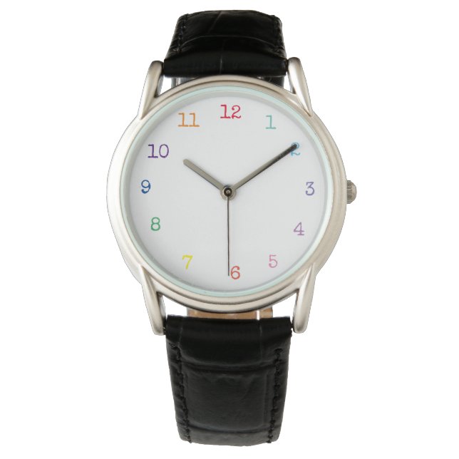 färg-nummer armbandsur (Framsida)