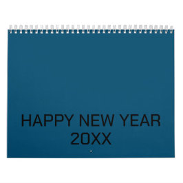 Färg Ny personlig Text Logotyp Kalender
