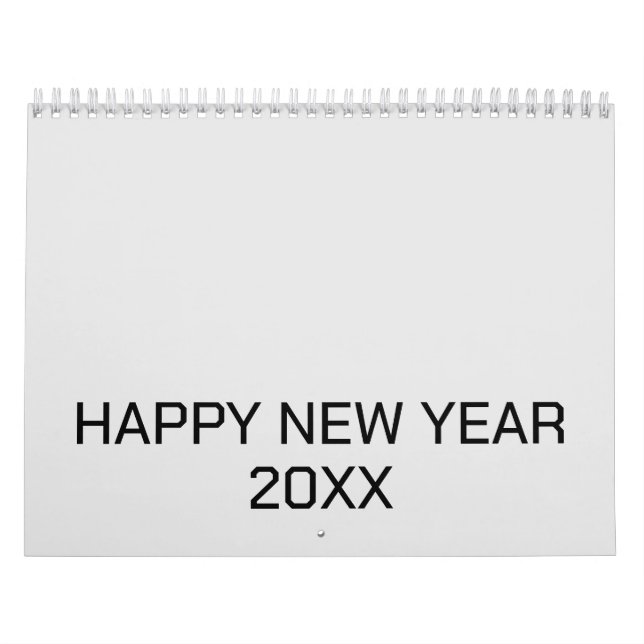 Färg Ny personlig Text Logotyp Kalender (Omslag)