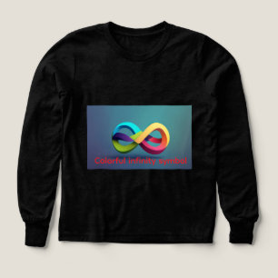 "Färg oändlighetssymbol" designad T Shirt