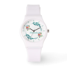 Färg och blommor i det yttre Vår Armbandsur