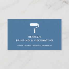 Färg och dekorator Färgfyllare Modern marin marin Visitkort