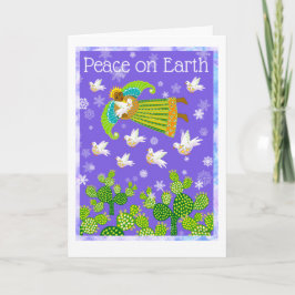 Färg och duvor spred hoppet om fred kort