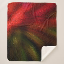 "Färg och Struktur Visning" Sherpa Blanket