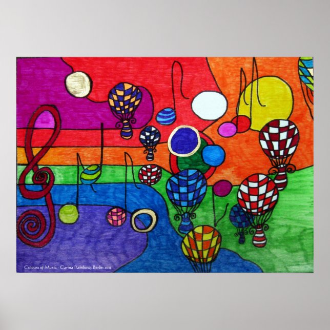 Färg of Music Poster (Framsidan)