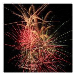 Färg Orange- och Röda bröder Poster Perfect Poster