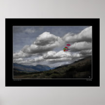 Färg ovanför tecknet