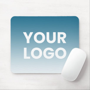Färg-övertoning för Logotyp och redigerbar bakgrun Musmatta