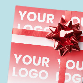 Färg-övertoning för Logotyp och redigerbar bakgrun Presentpapper