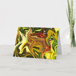 Färg på anteckningskortet tack kort