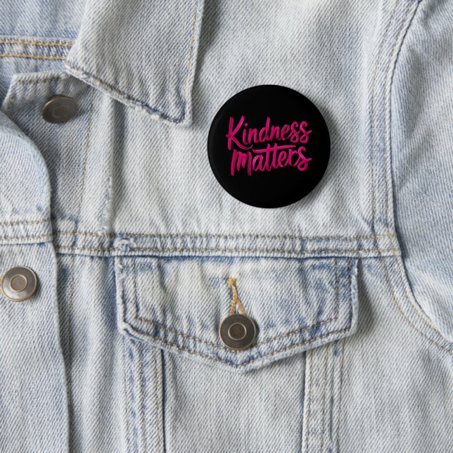 Färg på kindness Matters Knapp (In Situ)