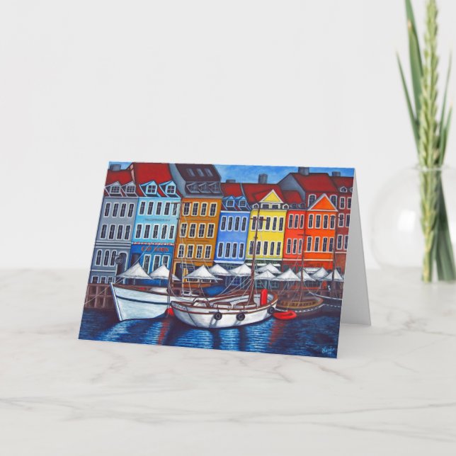 Färg på Nyhan Greeting Card Kort (Framsida)