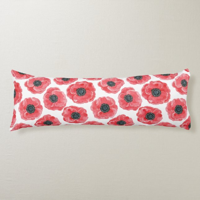 Färg på opior kroppskudde (Framsidan)