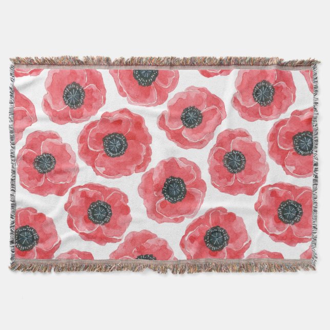 Färg på opior mysfilt (Framsidan)