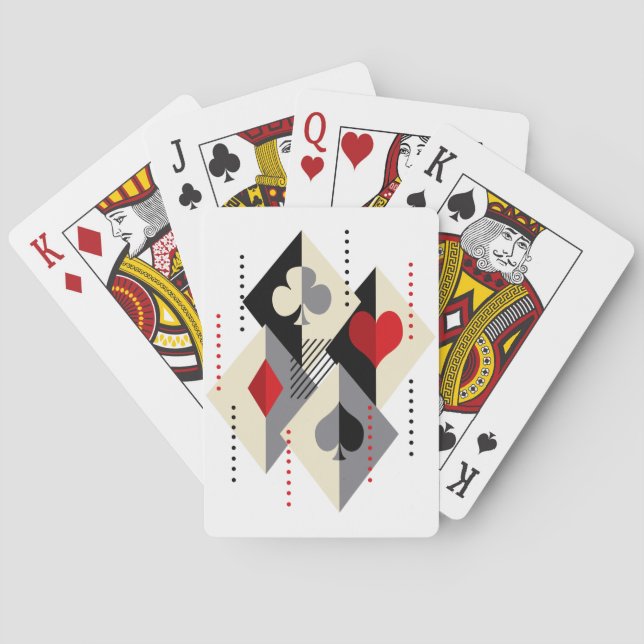 Färg på spelkort i poker.  (Baksidan)
