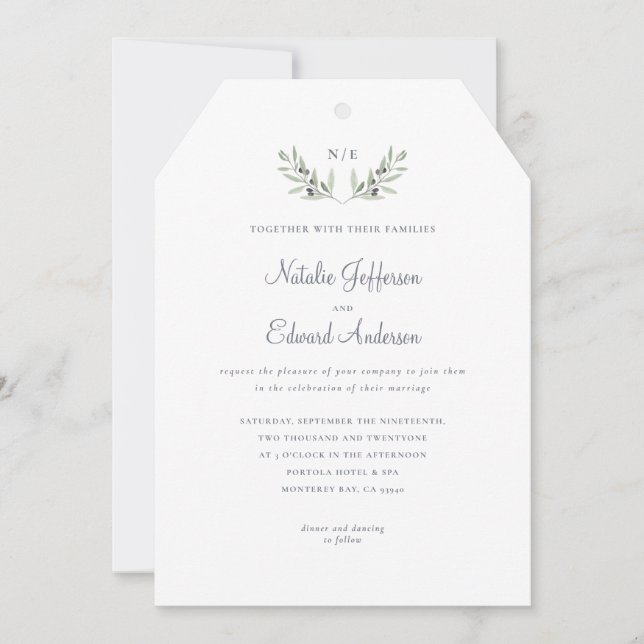 Färg på vattenfärgen oliver gren + vattenfärg (Framsida)