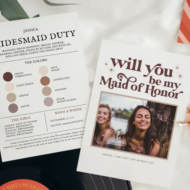 Färg Palette Börjar Frieri min Maid of honor Meddelande (Skapare uppladdad)