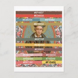 Färg Palette for St. Ivo of Kermartin (BK 015) Vykort