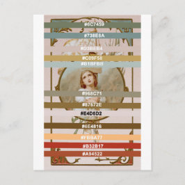 Färg Palette for St. Joan of Arc (BF 01) Vykort