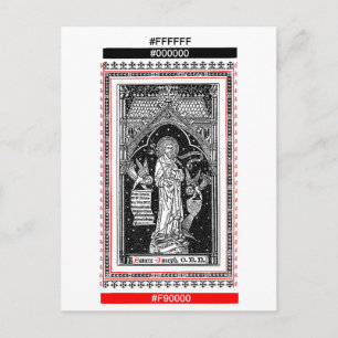 Färg Palette for St. Joseph (DT 01) Vykort
