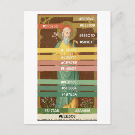 Färg Palette for St. Joseph (SAU 35) Vykort