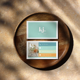Färg Palette Monogram-Affärskort Visitkort