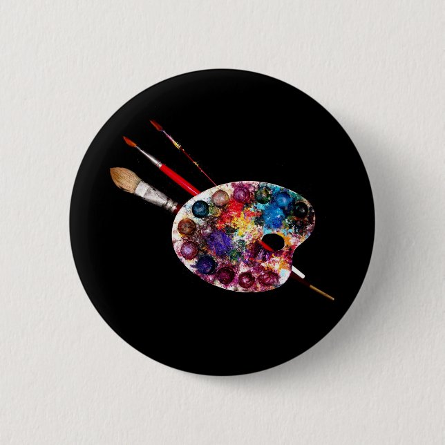 FÄRG PALETTE,Painter,Artist Knapp (Framsida)