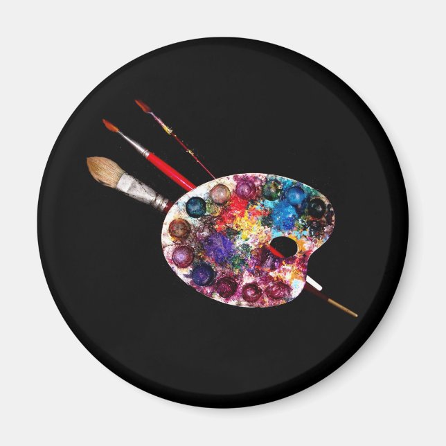FÄRG PALETTE,Painter Artist Magnet (Framsidan)