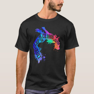 Färg Parkour-ryggstöd, fritt, rullande mm T Shirt