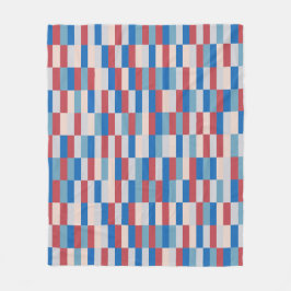 Färg Patchwork Mönster 121214b Fleecefilt