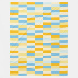 Färg Patchwork Mönster 131214a Fleecefilt