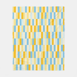 Färg Patchwork Mönster 131214b Fleecefilt