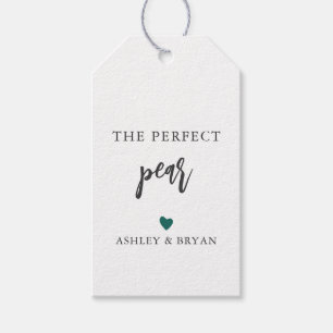 Färg Perfekten Pear Märkre, Homemade Gift Märkre. Presentetikett