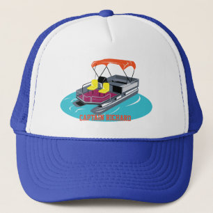 Färg Personlig Pontoon Boat Cap Keps