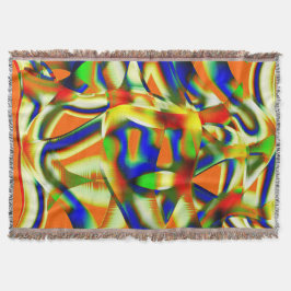 Färg-plåster på böjda bistrimlor filt