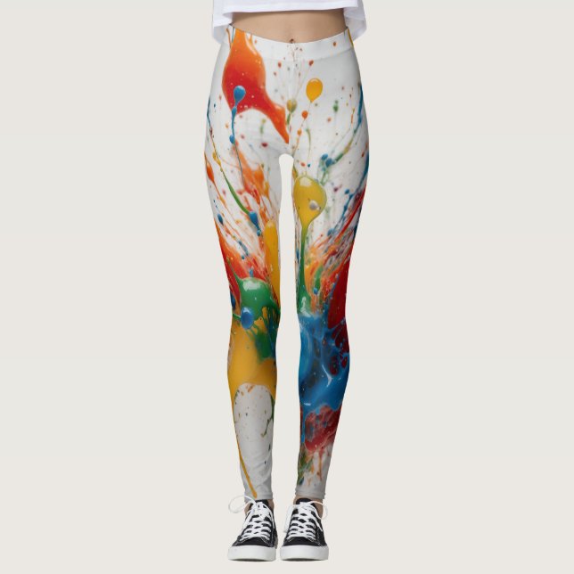 Färg pop leggings (Framsida)