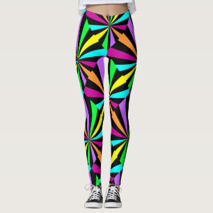Färg Pop Neon Leggings