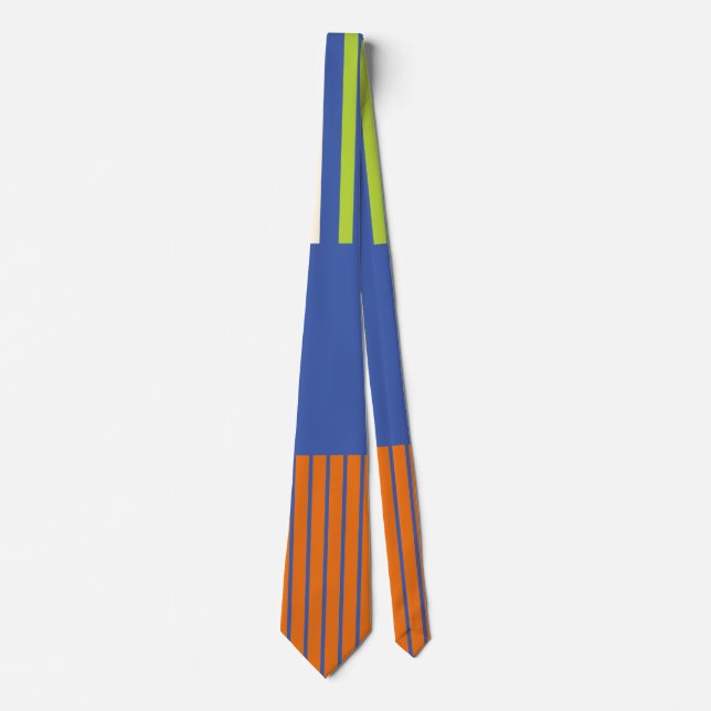 Färg Pop Rand modern, strimlad design Slips (Framsida)