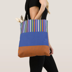 Färg Pop Rand modern, strimlad design Tygkasse
