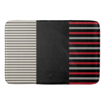 Färg Pop Rand-Red, Grått, svart och benvit